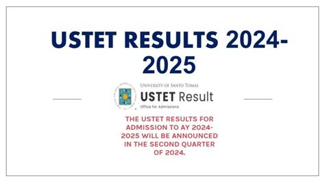 ustet 2024 results|Home .